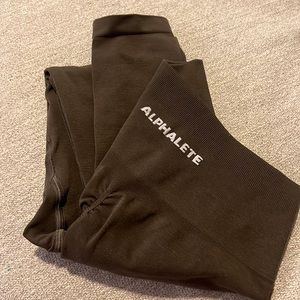 Alphalete Amplify brown leggings
